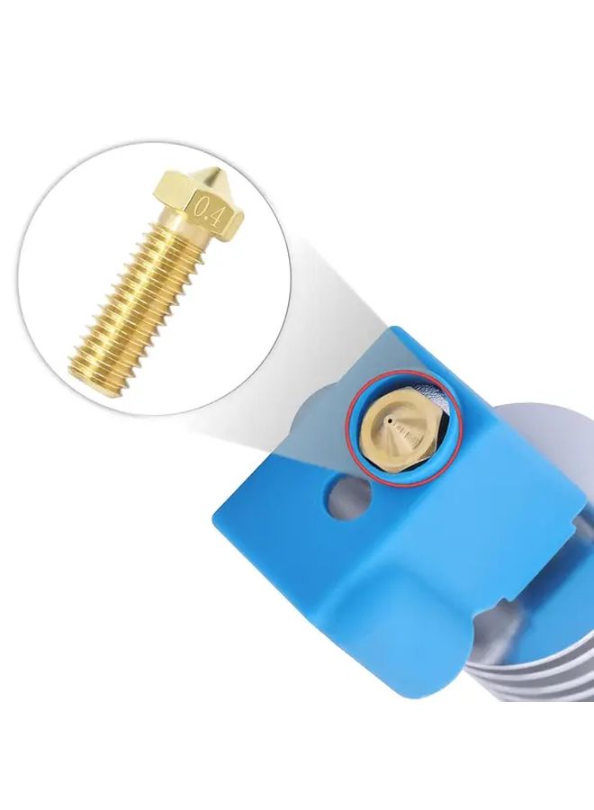 3D Printer Parts 0.2mm Brass Volcano Nozzle 20pcs for Sidewinder X1 X2 Genius Pro Vyper Kobra Plus Max 1.75mm Filament M6 Thread Hotend 3D Printing Accessories - Image 4