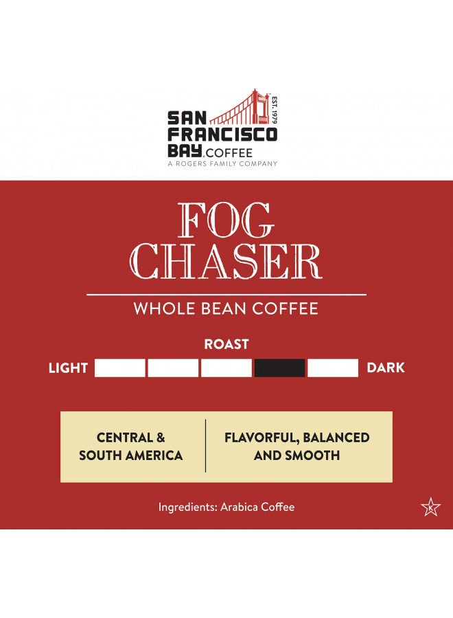SAN FRANCISCO BAY San Francisco Bay Whole Bean Coffee - Fog Chaser (2lb Bag), Medium Dark Roast  - Image 2