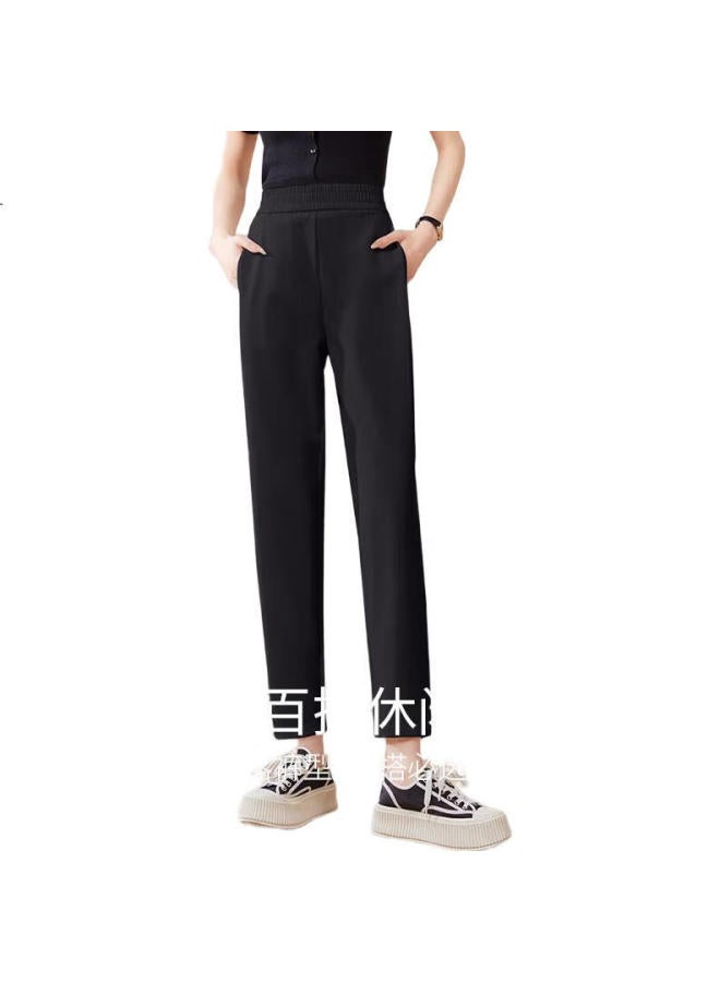 First Application Chushen Spring And Autumn Casual Pants Women'S Fashion All-Match High Waist Loose Slimming Nine-Point Harem Pants Grandma Pants S141K2013 - Image 3