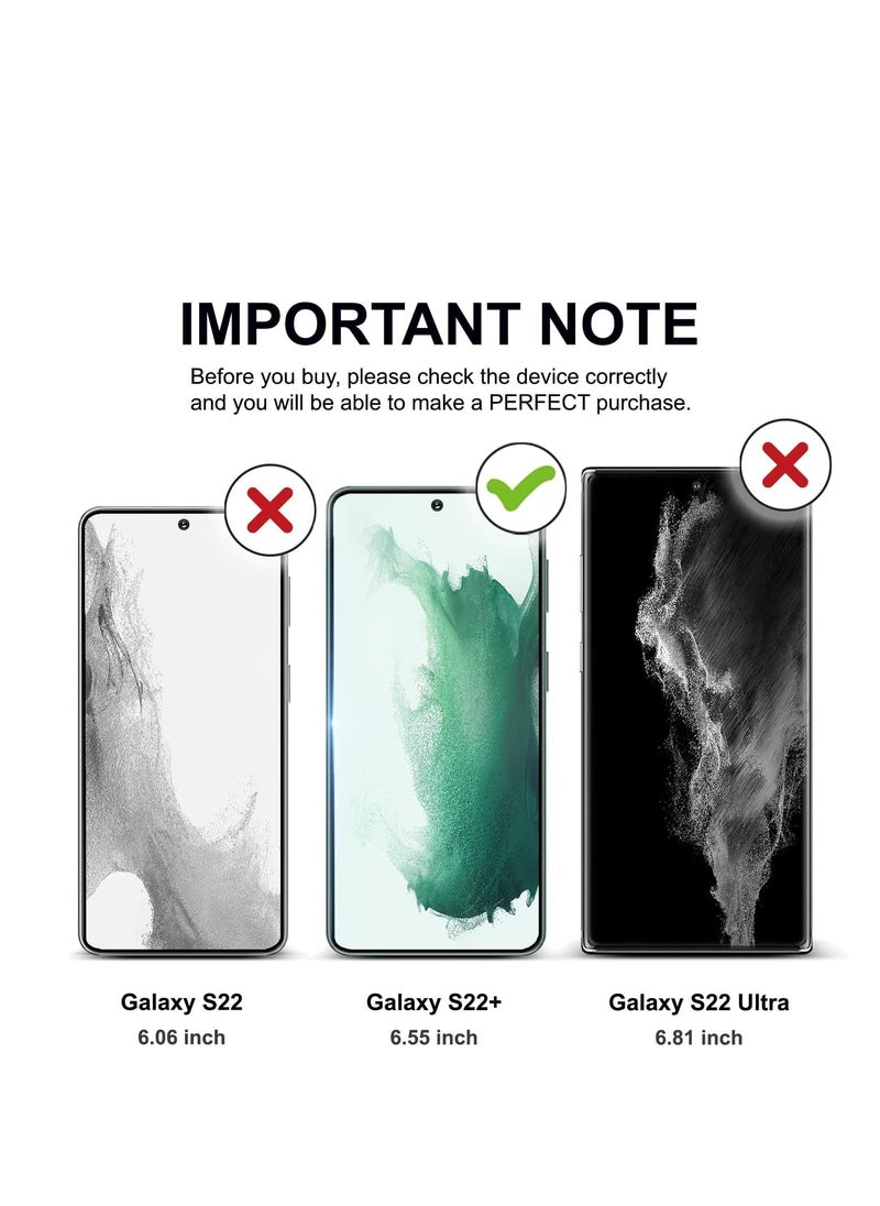 Generic - For Samsung Galaxy S23Plus/S22 Plus 6.6 inch 202Screen Protector Go-Flex TPU Film + Camera Lens Protectors Case Friendly, Easy to Install,Bubble Free [Self Healing 100% Fingerprint Unlocked Support - Image 1