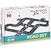 Playmags Magnetic Tiles Road Set 50 Pcs STEM Educational Construction Toy Car Track Building Blocks Magnet Toys for Toddlers Safe for Ages 3 - Image 2