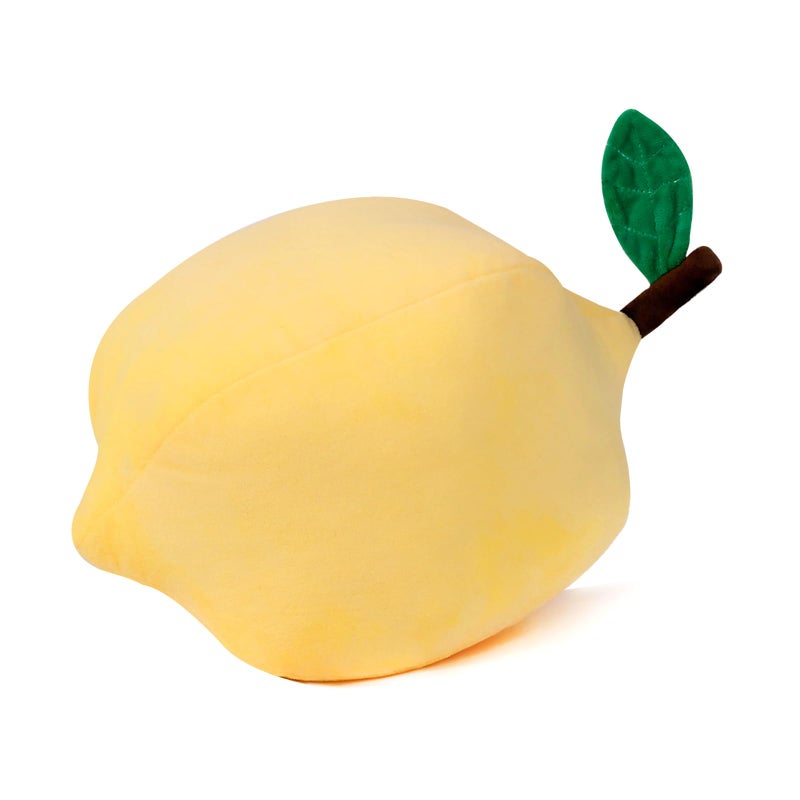 Marble Empire Lemon Plush Pillow Fruit Decorations for Home Summer Throw Pillows Yellow