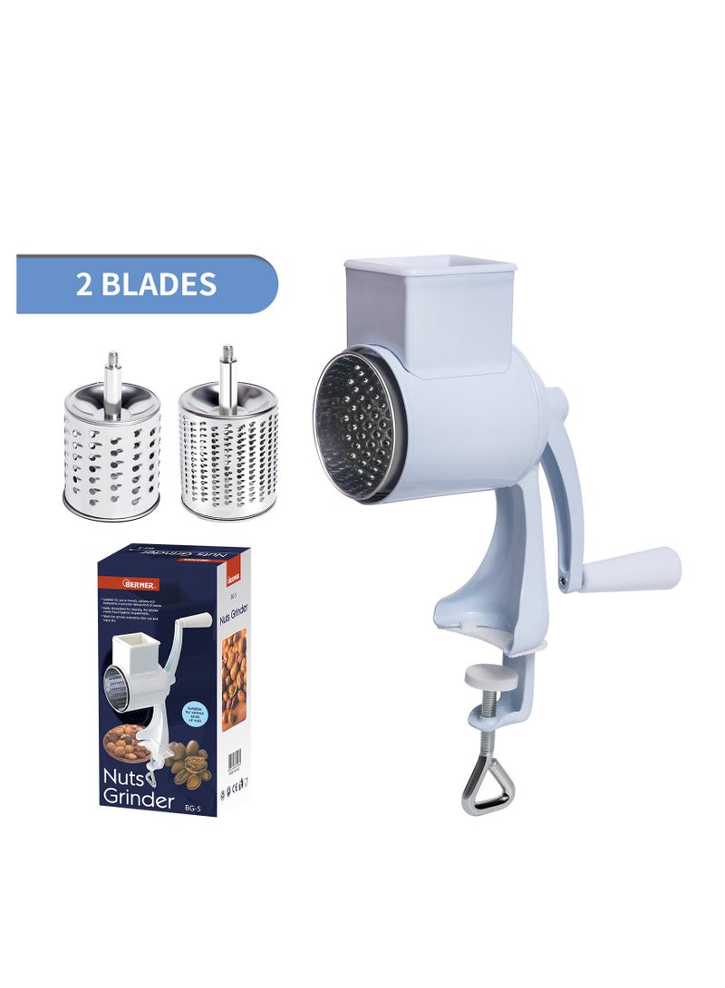 （Double Headed）Multi Functional Drum Grinder Cheese Shredded Nut Grinder  - Image 1
