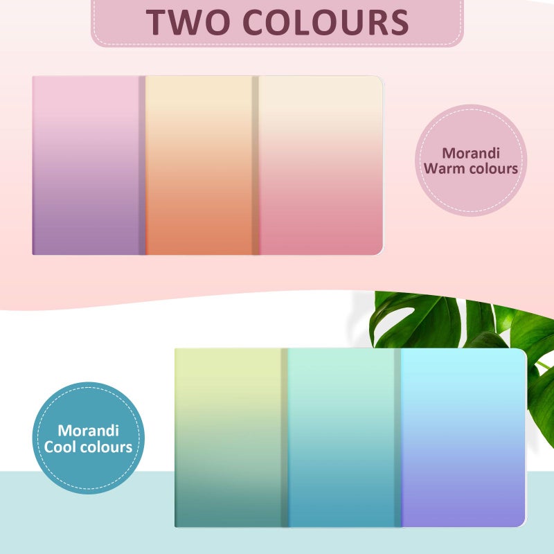 Ddaowanx Notebooks,Lined Paper Journals in Bulk, 72 Pages, 36 Sheets, 80GSM, 8.3x5.5 Inch, A5 Size, Travel Writing Notebooks for Office School Supplies (Lined-24pack, Gradient) - Image 3