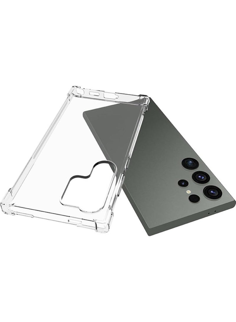 روك بو تنطبق على سامسونج غالاكسي S24 الترا الهاتف المحمول حالة ، حالة شفافة رقيقة جدا ، امتصاص الصدمات الوفير ، تنطبق على جالاكسي S24 الترا الهاتف المحمول حالة شفافة - Image 4