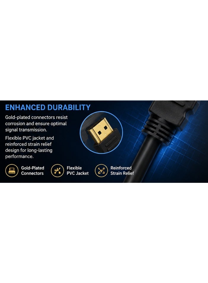 neolink كابل NEOLINK HDMI 4K بطول 2م، HDMI 2.0 عالي السرعة 18Gbps 4K@60Hz Ultra HDR كابل فيديو HDMI إلى HDMI متوافق مع MacBook Pro و Playstation PS5/5 و Switch و TV و Xbox و جهاز العرض و الكمبيوتر المحمول و الكمبيوتر الشخصي - أسود - Image 5