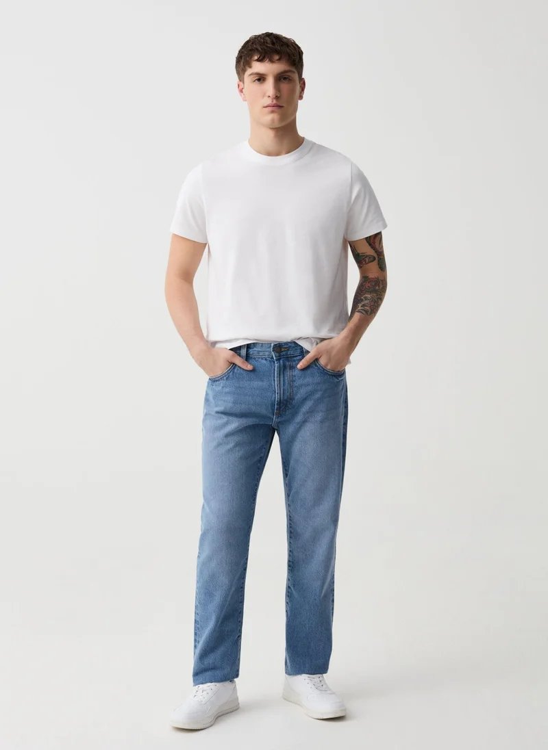 او في اس Regular-Fit Jeans With Five Pockets