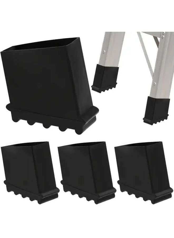 4pcs Rubber Stair Step Cushions Shock Absorbing Flame Retardant Soundproof Floor Protection - Image 2