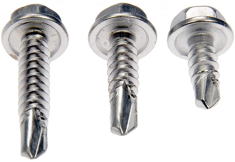 Dorman 784-160D Self Tapping Screws; No.10 X 1/2, 3/4, 1 In., 12 Pack - Image 3
