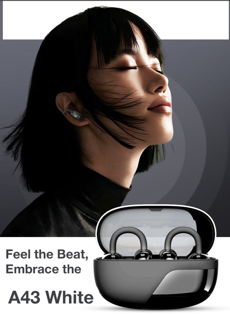 Charome A43 FreeClip Wireless Earphones – Bluetooth Open-Ear Design, Lightweight, Comfortable Fit, Long Battery Life - Image 5