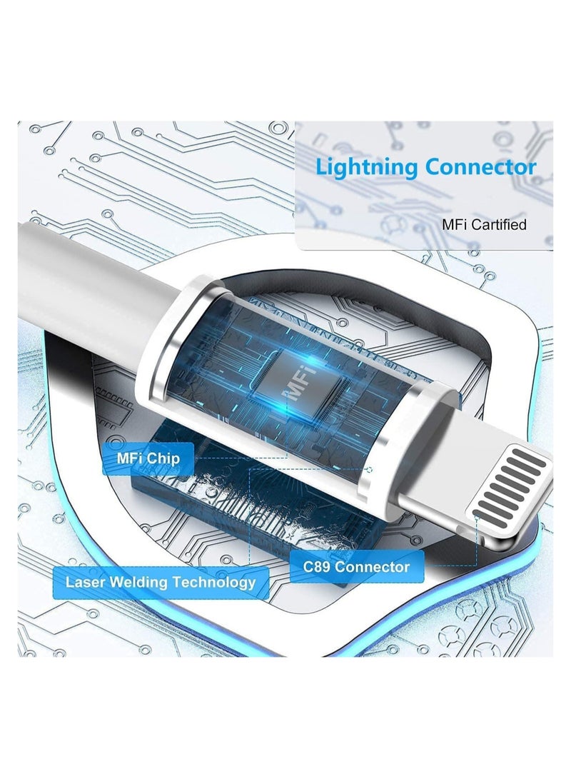 Lightning Headphone Wired for iPhone 13 [Apple MFi Certified] Built-in Microphone & Volume Control, in-Ear Stereo Headset Compatible with iPhone 13 Mini/SE/12 Pro/12Pro Max/11/X/8 7 - Image 2