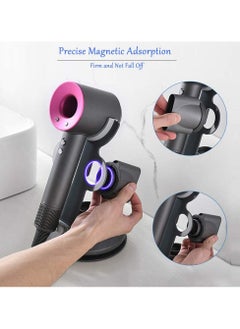 General Hairdryer holder for Dyson Supersonic, Hairdryer holder for Dyson Supersonic, Magnetic holder holder with power plug, Bathroom organiser for Dyson Supersonic Hairdryer  - Image 4