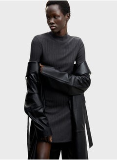 Ribbed Knitted Dress