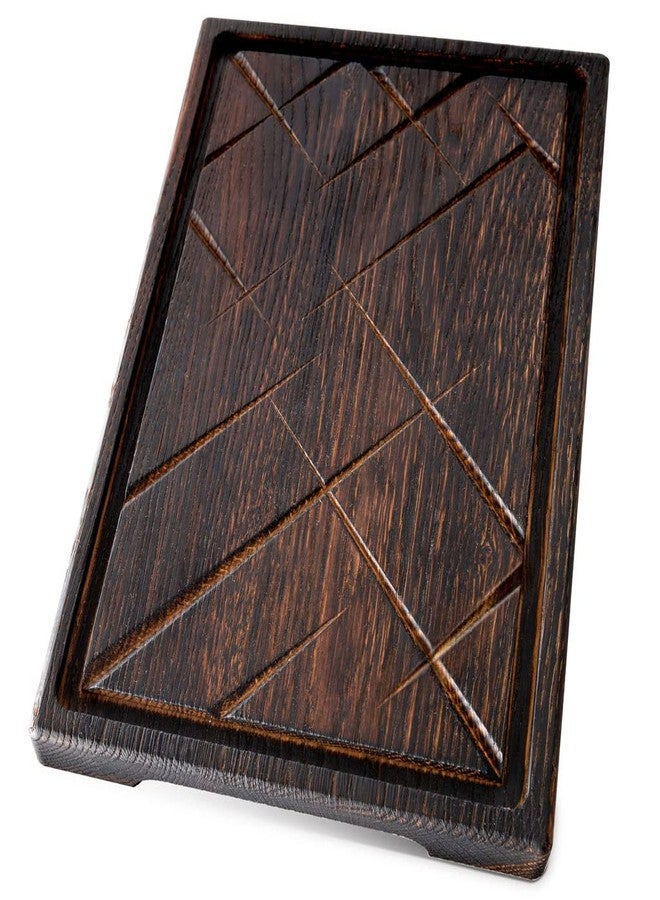 TESLYAR Wooden Steak Board Solid Oak Serving Barbecue Platter Natural Thick Cutting Plate Durable & Quality (X-Large) - Image 1
