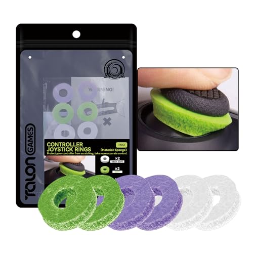 TALONGAMES Joystick Precision Rings, Aim Assist Target Motion Control Compatible with PS4, PS5, Xbox Series X/S, Xbox One, Xbox 360, Switch Pro and Scuf Controller (Mix B) - Image 1