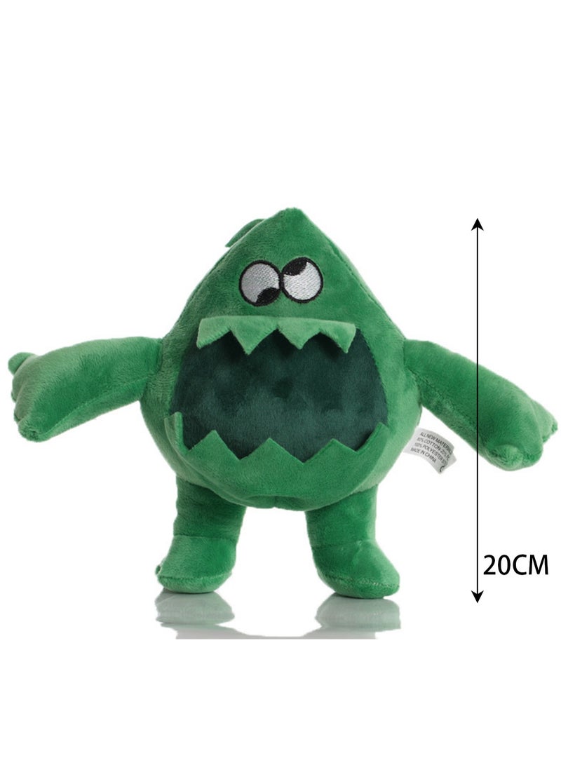 Banban Garden Doll Plush Toy Children's Doll Gift (Green Zongzi Big Mouth Monster) - Image 2