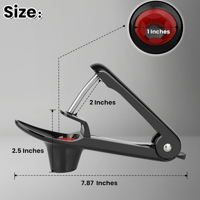 VOVEA Cherry Pitter, Heavy-Duty Stainless Steel Cherry Olive Pitter Tool, Easy Press Cherry Pit Remover for Cherry Jam Pie, Effortless to Use & Clean - Image 5
