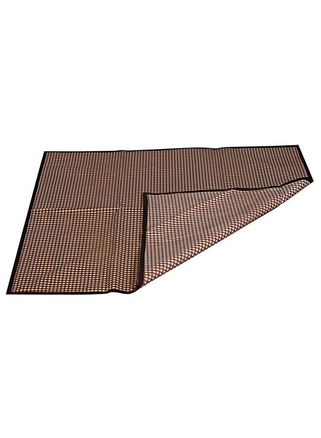 Kuber Industries PVC Reversible Food Mat Bed Server 36X35.5(Brown) - Ctktc22223(Polyvinyl Chloride) - Image 3