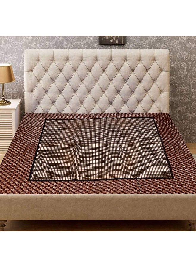 Kuber Industries PVC Reversible Food Mat Bed Server 36X35.5(Brown) - Ctktc22223(Polyvinyl Chloride) - Image 4