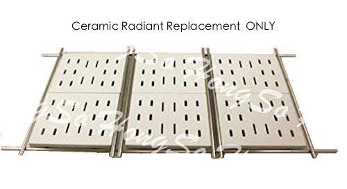 Hongso 8" x 7.25" Replacement Ceramic Radiant Flame Tamer, Heat Plate for Bakers and Chefs, SAMS & Turbo, Fiesta, Grand Hall Y0005XC, Member's Mark Gas Grill Models, 6-Pk - Image 5