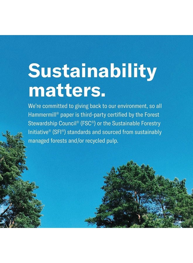 Hammermill Printer Paper, 20 Lb Copy Paper, 8.5 x 11 - 3 Ream (1,500 Sheets) - 92 Bright, Made in the USA, 500 Count (pack of 3) - Image 5