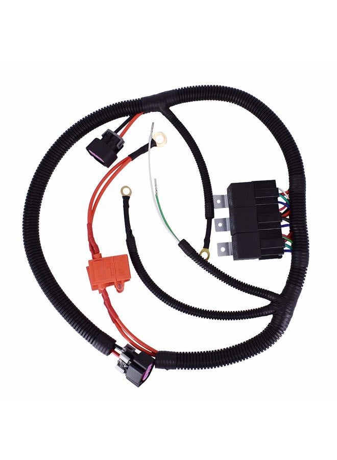 CULMKARI Dual Electric Fan Upgrade Wiring Harness Fits GM 1999–2006 ECU Control, 7L5533A226T, PVC Material, Electric Fan Wiring Harness, 15150065031, 12193473031 - Image 1