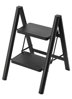 2-Step Folding Ladder - Portable and Lightweight Step Stool with Wide Anti-Slip Pedals, Space-Saving Design, Support Rod Structure, and Noise-Free Feet - for Indoor and Outdoor Use - pzsku/Z4110150925E8B8828BA3Z/45/_/1737029066/4ff92784-4f48-4046-8364-a68ef6ce331e