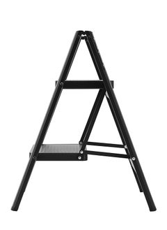 2-Step Folding Ladder - Portable and Lightweight Step Stool with Wide Anti-Slip Pedals, Space-Saving Design, Support Rod Structure, and Noise-Free Feet - for Indoor and Outdoor Use - pzsku/Z4110150925E8B8828BA3Z/45/_/1737029087/f306ec97-dbc7-4348-ac4f-c9188a3b2d07