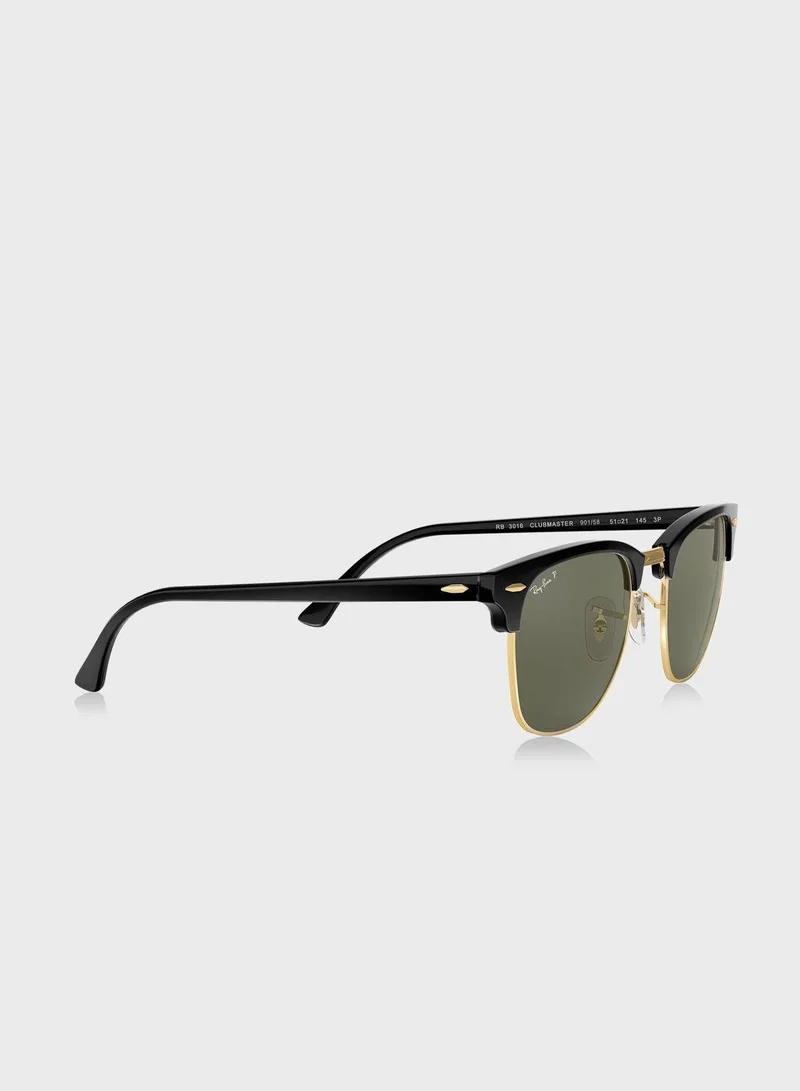 Ray-Ban  0Rb3016 Clubmaster Sunglasses  | Best Price UAE