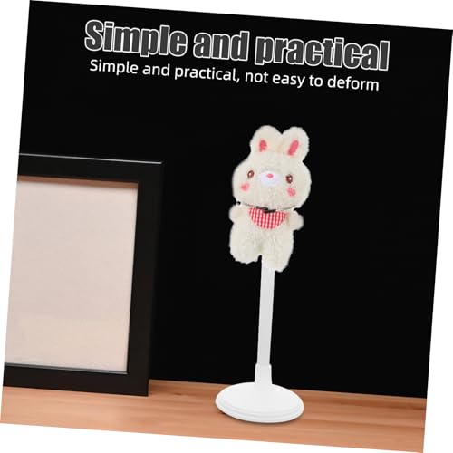 NUOBESTY Doll Stands Display Holder Figures Display Rack Doll Bracket Support Teddy Bear Stand Birthday Party Favor for Kids Girls White 30cm 4pcs - Image 5