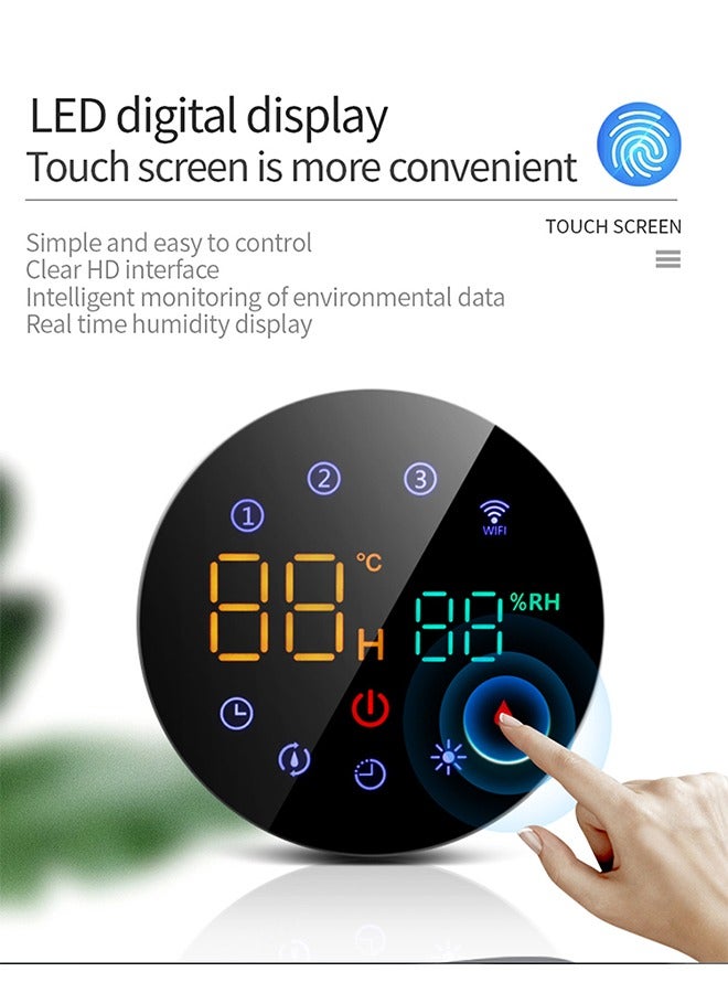 ايتي لايف مرطب 16 لتر 3 سرعات لمرطب غرفة أكبر ، مرطب تعبئة علوي بارد بضباب بارد مع تطهير بالأشعة فوق البنفسجية 56 واط BE-J008 أبيض - Image 5