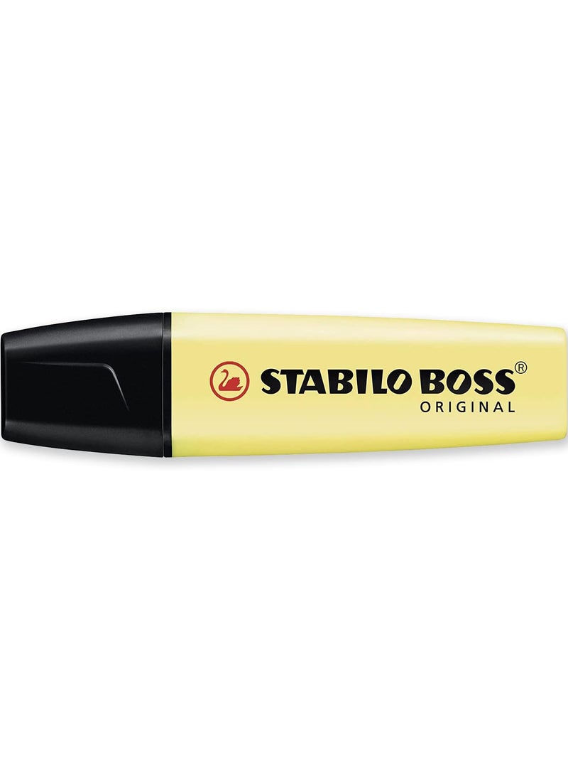 STABILO STABILO Highlighter BOSS ORIGINAL  Essential Pastel Pack of 5  Mint Green Turquoise Lilac Haze Pink Blush  Creamy Peach  - Image 2