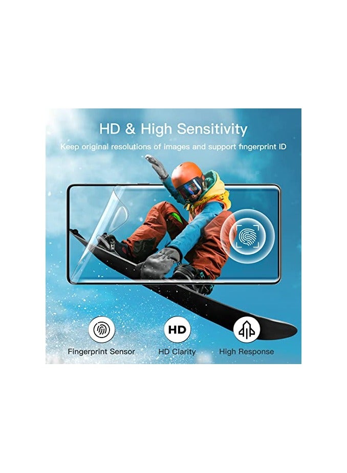 JETech Screen Protector for Google Pixel 7 Pro with Camera Lens Protector, Flexible TPU Film, Fingerprint ID Compatible, HD Clear, Easy Install, 2-Pack Each - Image 4