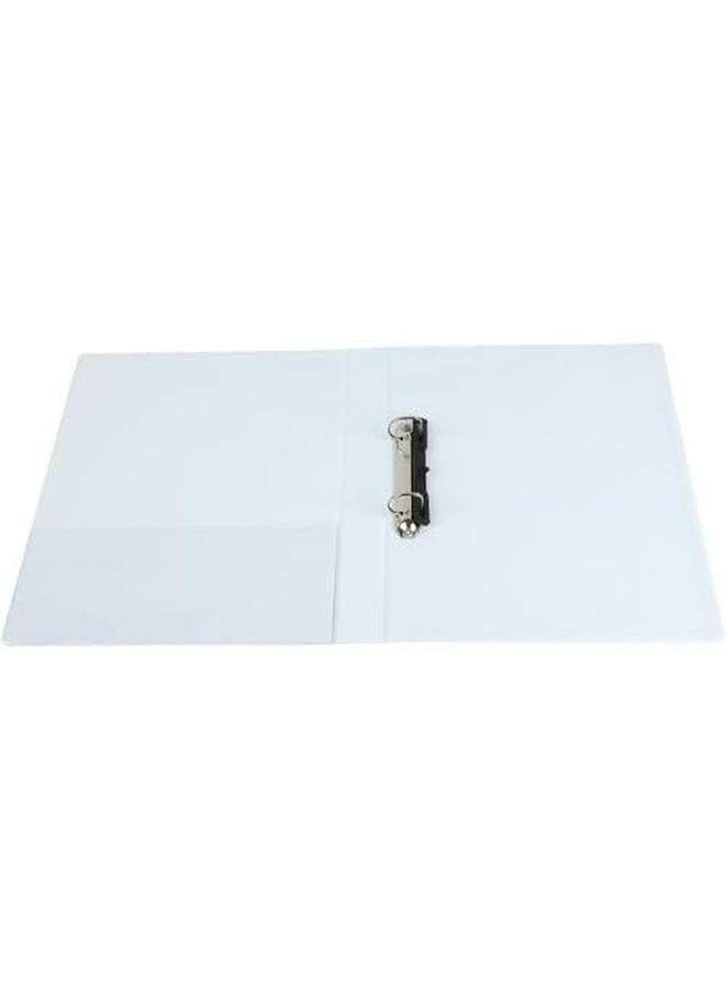 COMIX A212 A4 1 Inch 2D Ring Binder 25 Mm Capacity White - Image 4