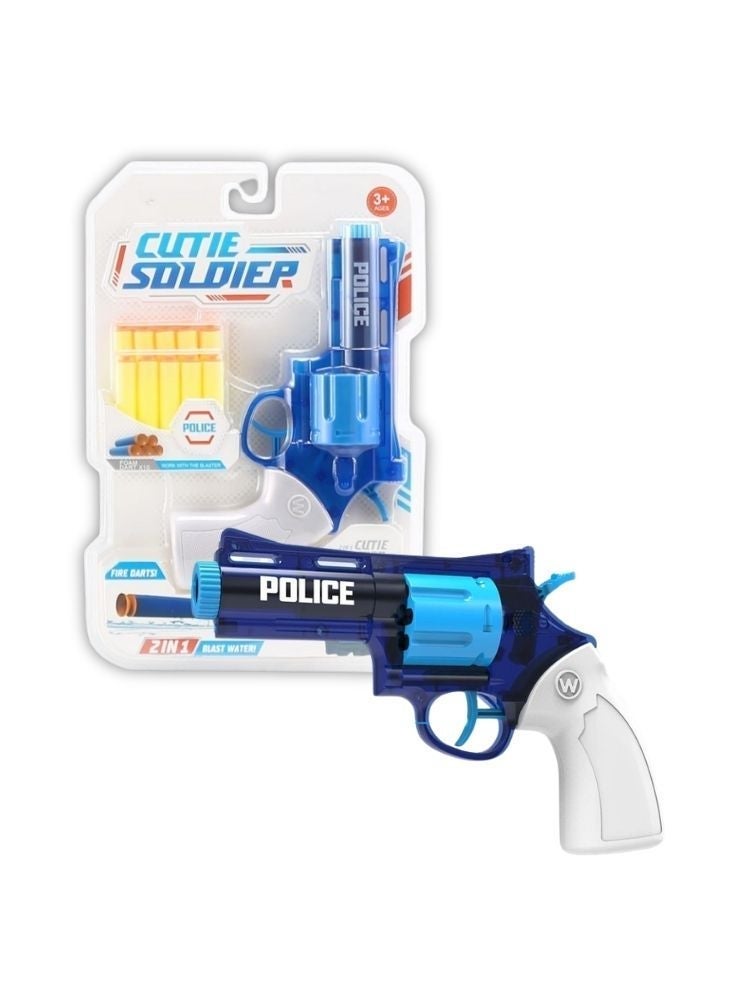 Soldier Toy Gun with Foam Darts & Water Blaster 2 in 1 - Image 2