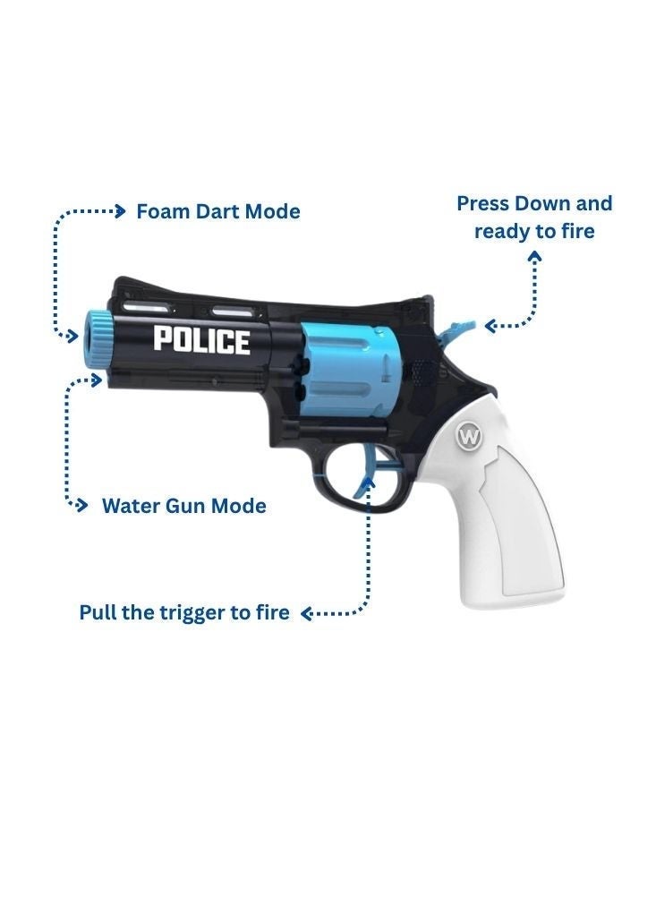 Soldier Toy Gun with Foam Darts & Water Blaster 2 in 1 - Image 4