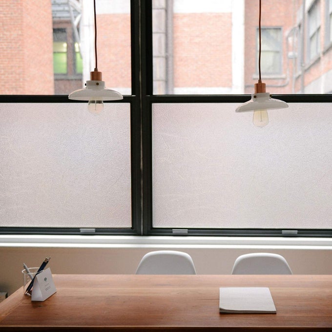 FROSTED WINDOW FILM DECORATIVE SELFADHESIVE STICKERS FOR PRIVACY HOME BATHROOM OFFICE MEETING ROOM HIDDEN OPAQUE GLASS EFFECT 45 X 200CM