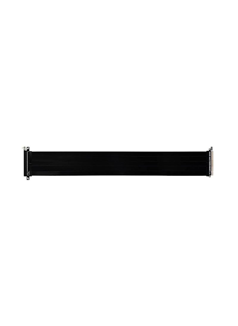 LIAN LI Lian Li 600mm PCI-e 4.0 Riser Cable Black- PW-PCI-4-60X  - Image 1