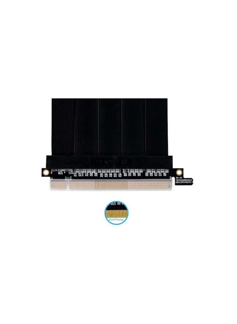 LIAN LI Lian Li 600mm PCI-e 4.0 Riser Cable Black- PW-PCI-4-60X  - Image 3