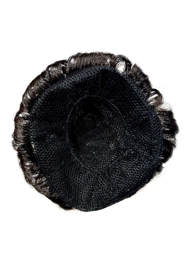 Foreign Holics Artificial Juda Hair Extension Stones For Bun Decoration Hair Extension For Women Black (9 No) - Image 5