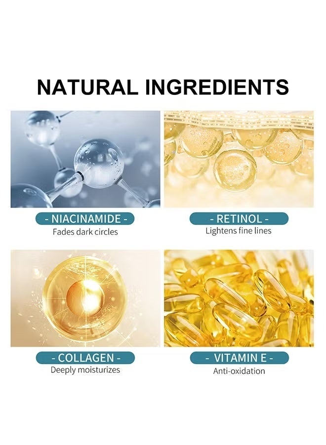 SUMAX Retinol & Collagen Moisturizer Face Cream, Pressed Retinol Cream, Lightens Fine Lines, Anti-wrinkle and Firms 50ml - Image 5