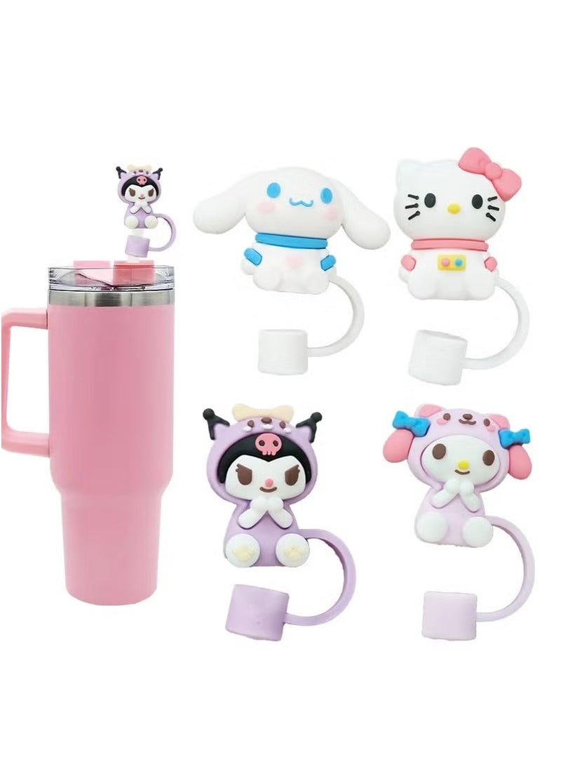 Silicone Straw Covers Cap, compatible with Stanley 30&40 Oz Cup - Image 1