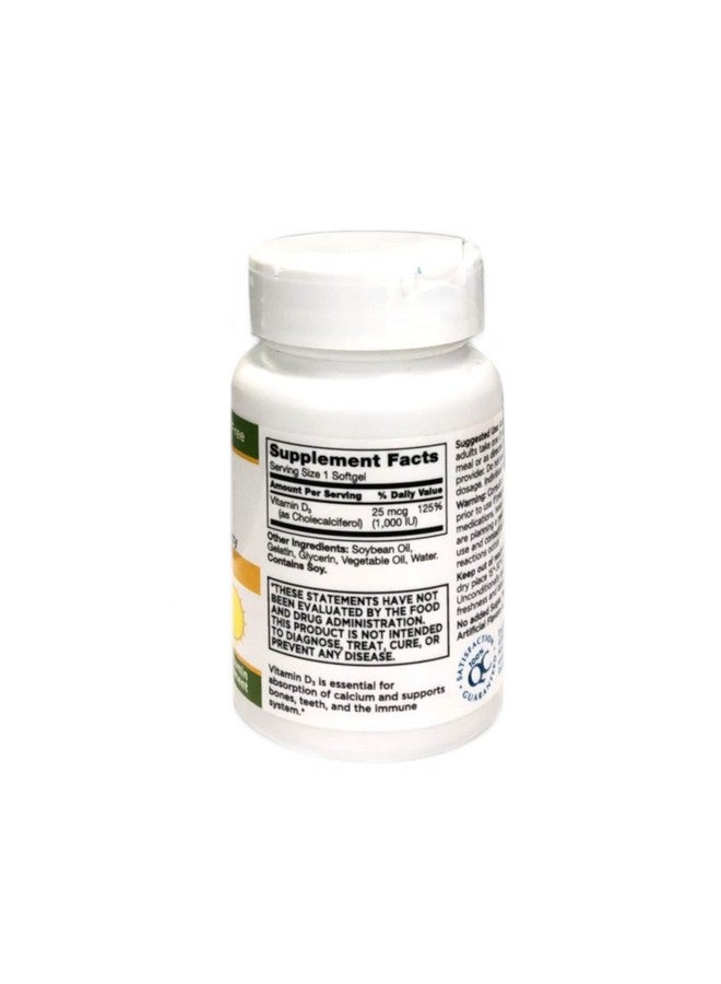 Quality Choice Quality Choice High Potency Vitamin D3 Softgel Supplement 60 Count Bottle - Image 2