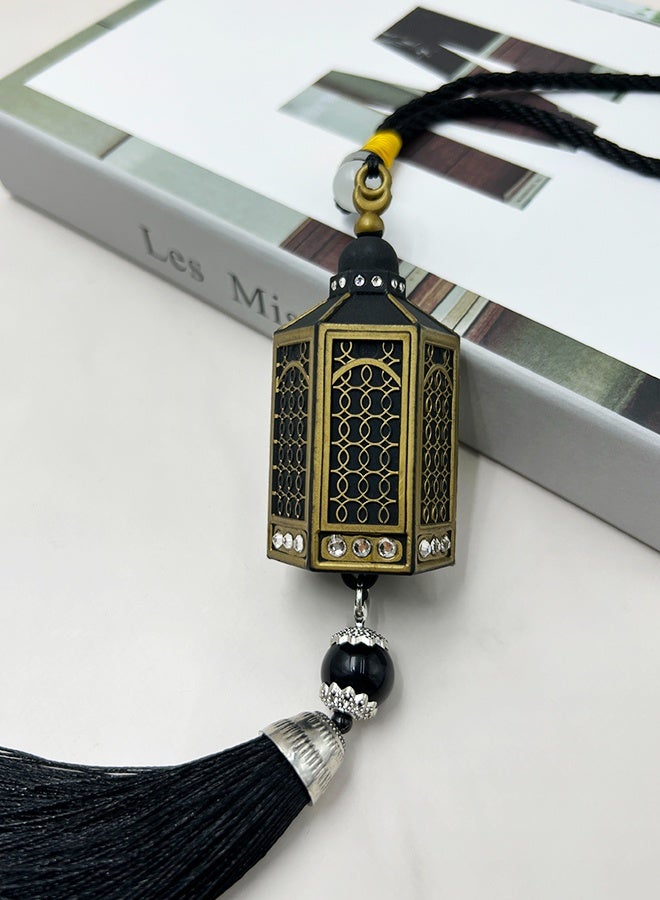 Generic High end car pendant, rearview mirror, simplified architectural design, high-end car decoration parts, interior pendant  - Image 3