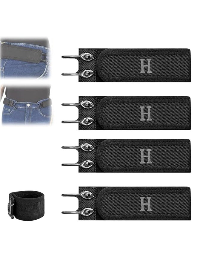 Tactical Elastic Belt with Metal Hook, Buckleless Adjustable Waist Belt for Work, EDC & Daily Use - Unisex Soft Stretch Belt - Image 1