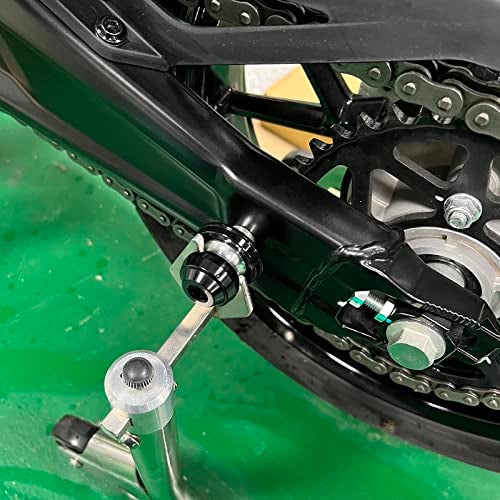 LEDISHUN Swing Arm Spools Swing Arm Sliders Spools Stand Swingarm Fit for Yamaha YZF R1,R6,R3,R25,R15,R125,R7, FZ1,FZ6,FZ6R,FZ8,FJ09,FZ09,FZ10,MT09 MT10,XSR900,FJR1300,​XTZ1200,MT-03,MT-25,MT-125,XJ6 (Black) - Image 3