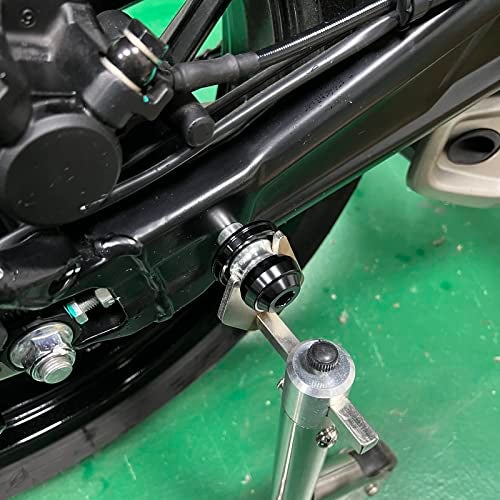 LEDISHUN Swing Arm Spools Swing Arm Sliders Spools Stand Swingarm Fit for Yamaha YZF R1,R6,R3,R25,R15,R125,R7, FZ1,FZ6,FZ6R,FZ8,FJ09,FZ09,FZ10,MT09 MT10,XSR900,FJR1300,​XTZ1200,MT-03,MT-25,MT-125,XJ6 (Black) - Image 2