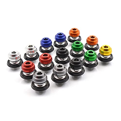 LEDISHUN Swing Arm Spools Swing Arm Sliders Spools Stand Swingarm Fit for Yamaha YZF R1,R6,R3,R25,R15,R125,R7, FZ1,FZ6,FZ6R,FZ8,FJ09,FZ09,FZ10,MT09 MT10,XSR900,FJR1300,​XTZ1200,MT-03,MT-25,MT-125,XJ6 (Black) - Image 5