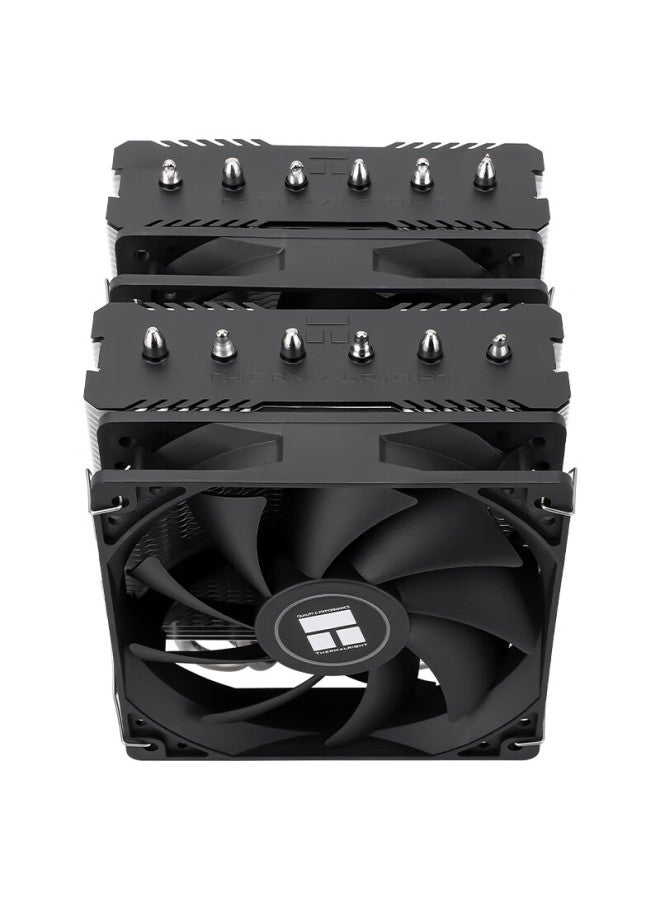 Thermalright ثيرمالرايت بيرليس أسيassin 120 Se، 6 أنابيب حرارة، مبرد هواء، برج مزدوج مروحتين عكسيتين C12c، Pa120 Se - Image 3