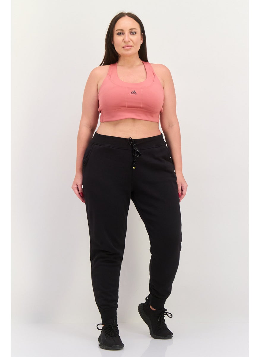 Adidas Women Plus Size Outdoor Jogger Pants, Black  - Image 4